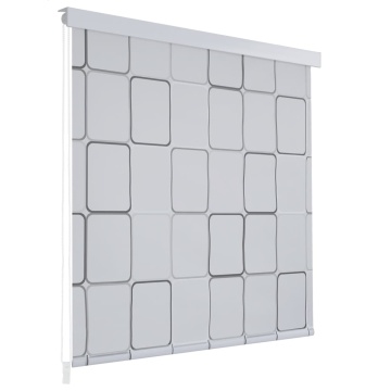 Roletă perdea de duș 160x240 cm Model pătrate - Img 1