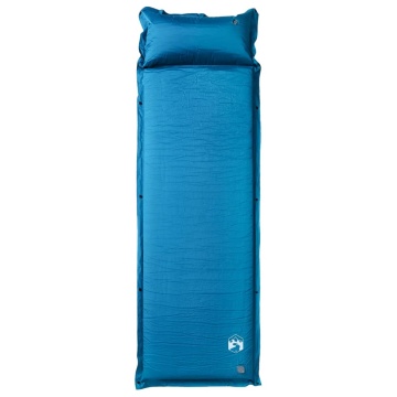 Saltea de camping gonflabilă cu pernă, 1 persoană, turcoaz - Img 2