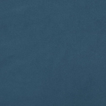 Saltea de pat cu arcuri, albastru închis, 90x200x20 cm, catifea - Img 5