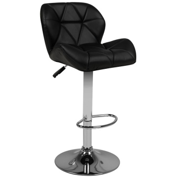 Scaun de bar m01 matlasat reglabil negru - Img 1
