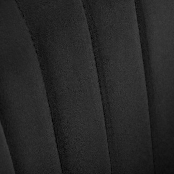Scaun de bar QS-B16G velvet negru - Img 6