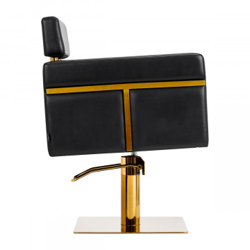 Scaun de coafura Gabbiano Toledo gold black - Img 3
