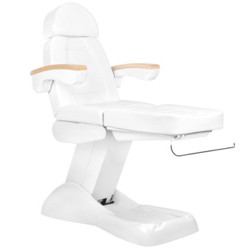 Scaun electric de frumusețe Lux alb încălzit - Img 3