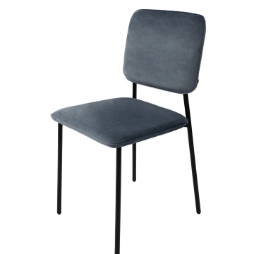 Scaun living, tapitat cu stofa premium, s-173, gri - Img 3
