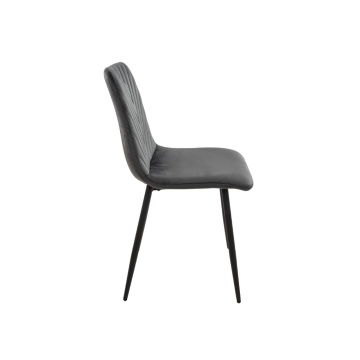 Scaun living tapitat S-206, Gri - Img 3