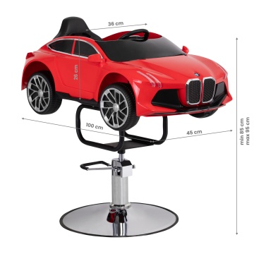 SCAUN STYLING PENTRU COPII BMW ROSIU - Img 4