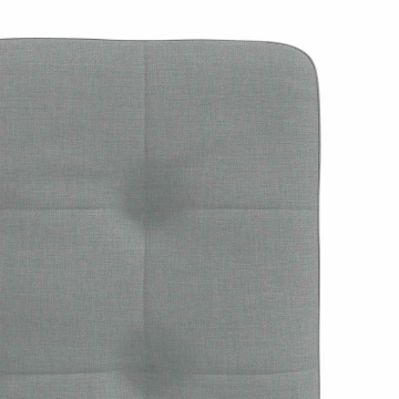 Scaune de bucătărie, 2 buc., gri deschis, material textil - Img 6