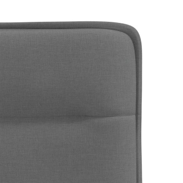 Scaune de sufragerie, 2 buc., gri închis, material textil - Img 6
