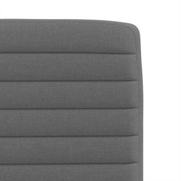 Scaune de sufragerie, 2 buc., gri închis, material textil - Img 6