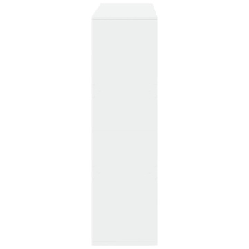 Separator de cameră, alb, 100x33x115 cm, lemn prelucrat - Img 8
