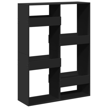 Separator de cameră, negru, 100x33x135 cm, lemn prelucrat - Img 5