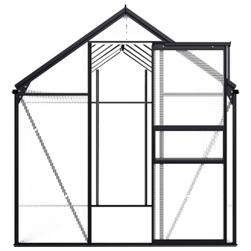 Seră, antracit, 7,03 m², aluminiu - Img 3