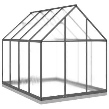 Sere cu cadru de bază, antracit, 224x169x202 cm, aluminiu - Img 8