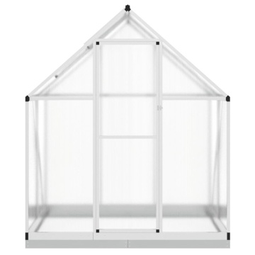 Sere cu cadru de bază, argintiu, 169x114x202 cm, aluminiu - Img 3