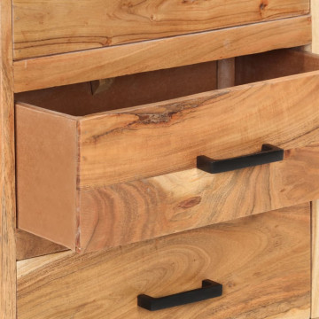 Servantă, 88x30x73 cm, lemn masiv de acacia - Img 8