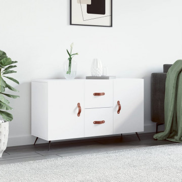 Servantă, alb, 100x36x60 cm, lemn compozit - Img 1