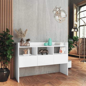 Servantă, alb, 105x30x70 cm, PAL - Img 3