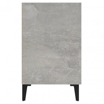 Servantă, gri beton, 100x36x60 cm, lemn prelucrat - Img 5