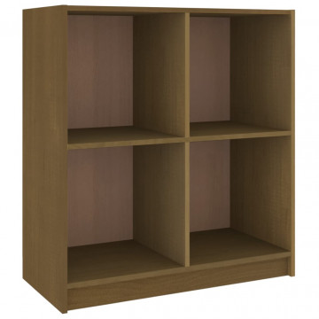 Servantă, maro miere, 70x33x76 cm, lemn de pin - Img 2