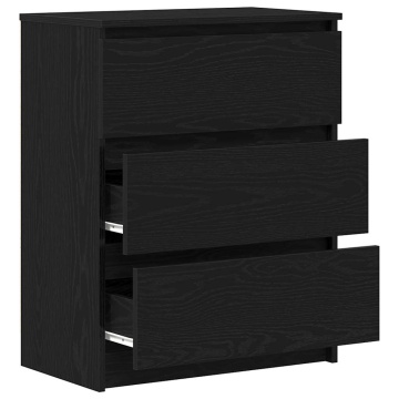Servantă, stejar negru, 60x35x76 cm, lemn prelucrat - Img 8