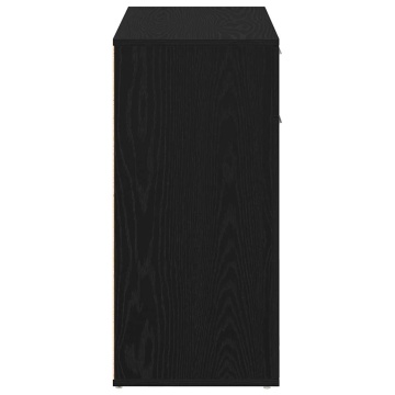 Servantă, stejar negru, 80x36 x75 cm, lemn prelucrat - Img 6