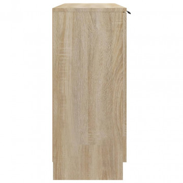 Servantă, stejar sonoma, 90,5x30x70 cm, lemn prelucrat - Img 5