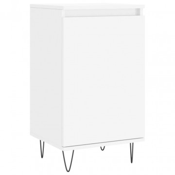 Servante, 2 buc., alb, 40x35x70 cm, lemn prelucrat - Img 8