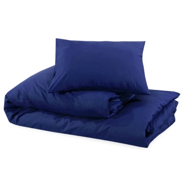 Set cu husă de pilotă, bleumarin, 260x240 cm, microfibră - Img 5