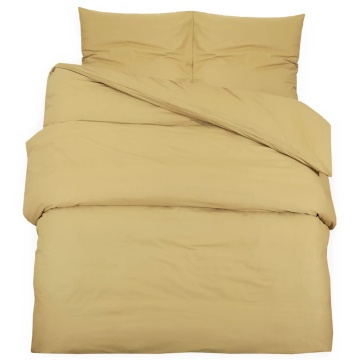 Set cu husă de pilotă, gri taupe, 200x220 cm, microfibră - Img 2