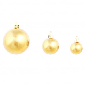 Set de globuri de Crăciun 100 de bucăți 6 cm Maro/Bronz/Auriu - Img 8