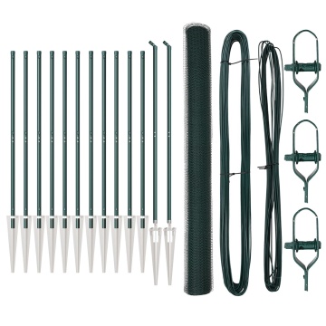 Set de Împrejmuire Set de 2 Verde Metal 25 x 1.5 m Durabil - Img 2