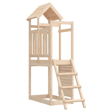 Set de joacă de exterior, 52,5x110,5x214 cm, lemn masiv de pin - Img 3