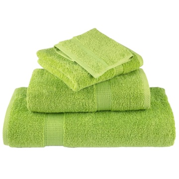 Set de prosoape premium SOLUND, 12 piese, verde, 600 g/m² - Img 4