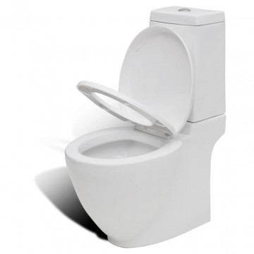 Set de toaletă & bideu, alb, ceramică - Img 6