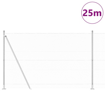 Set Gard Set de 2 Oțel galvanizat 25 x 1.5 m Durabil Set Gard - Img 3