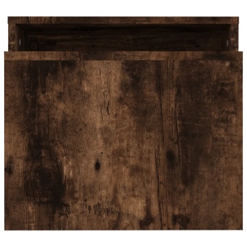 Set măsuță de cafea stejar fumuriu 100x48x40 cm lemn prelucrat - Img 7