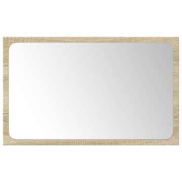 Set mobilier de baie, 3 piese, stejar sonoma, lemn prelucrat - Img 4