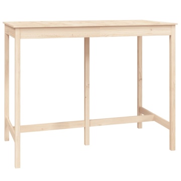 Set mobilier de bar, 7 piese, lemn masiv de pin - Img 8