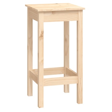 Set mobilier de bar, 9 piese, lemn masiv de pin - Img 4