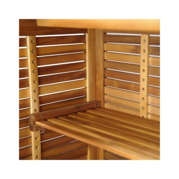 Set mobilier de bar de grădină, 5 piese, lemn masiv de acacia - Img 6