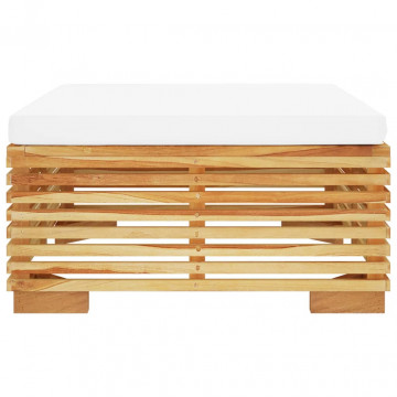 Set mobilier de grădină, 2 piese, lemn masiv de tec - Img 4