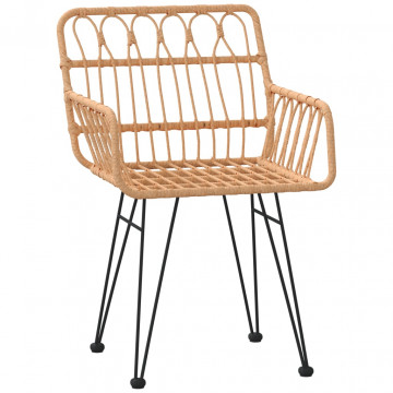 Set mobilier de grădină, 3 piese, poliratan - Img 8