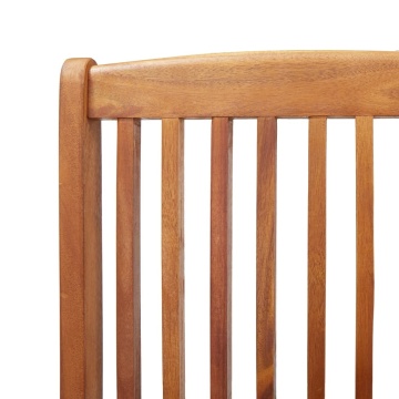 Set mobilier de grădină, 5 piese, lemn masiv de acacia - Img 7