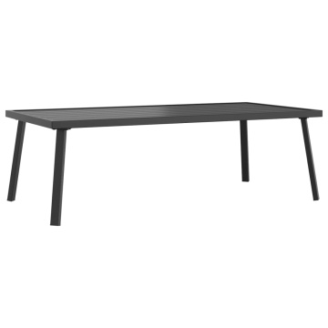 Set mobilier de grădină, antracit, 2 piese, oțel - Img 5