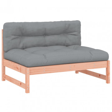Set mobilier de grădină cu perne, 2 piese, lemn masiv Douglas - Img 4