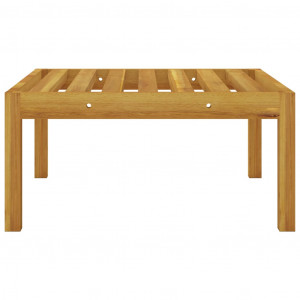 Set mobilier de grădină cu perne, 3 piese, lemn masiv de acacia - Img 5
