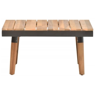 Set mobilier de grădină cu perne, 4 piese, lemn masiv de acacia - Img 4