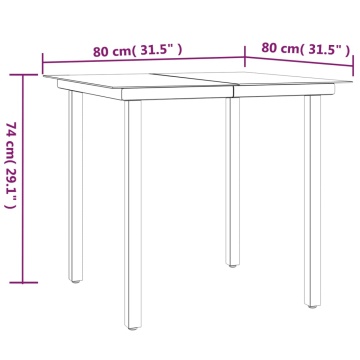 Set mobilier de grădină cu perne, 5 piese, gri, poliratan - Img 7