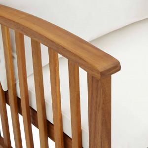 Set mobilier de grădină cu perne, 5 piese, lemn masiv de acacia - Img 6