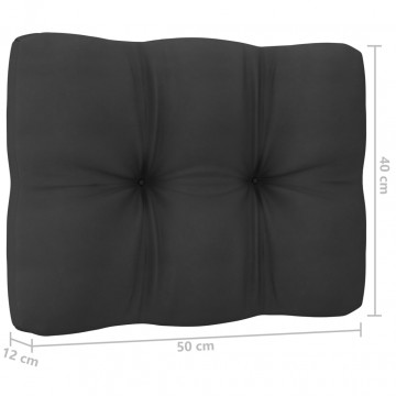 Set mobilier de grădină cu perne, 5 piese, lemn masiv de pin - Img 7
